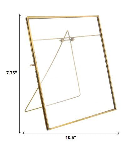 Multiple Sizes Gold Metal Tabletop Picture Frame