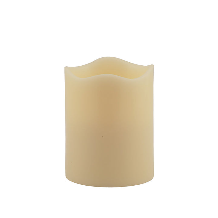 5" Ivory Flameless Pillar Candle