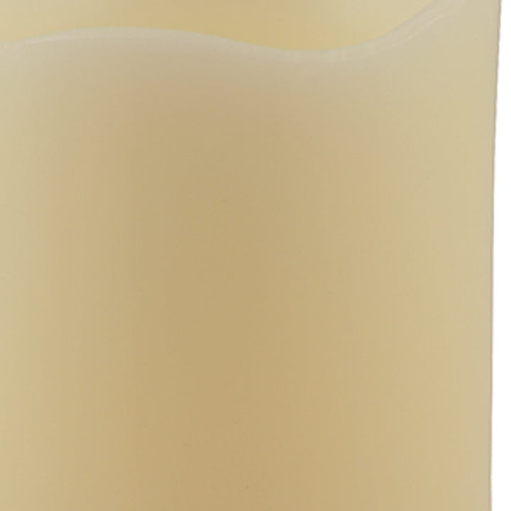 6" Ivory Flameless Pillar Candle