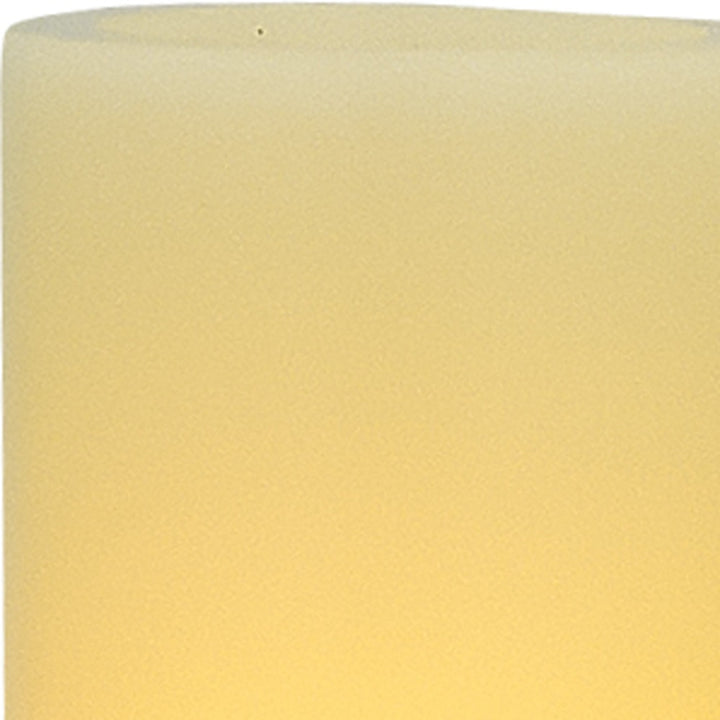 5" Ivory Flameless Pillar Candle