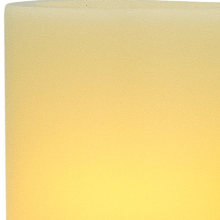 6" Ivory Flameless Pillar Candle