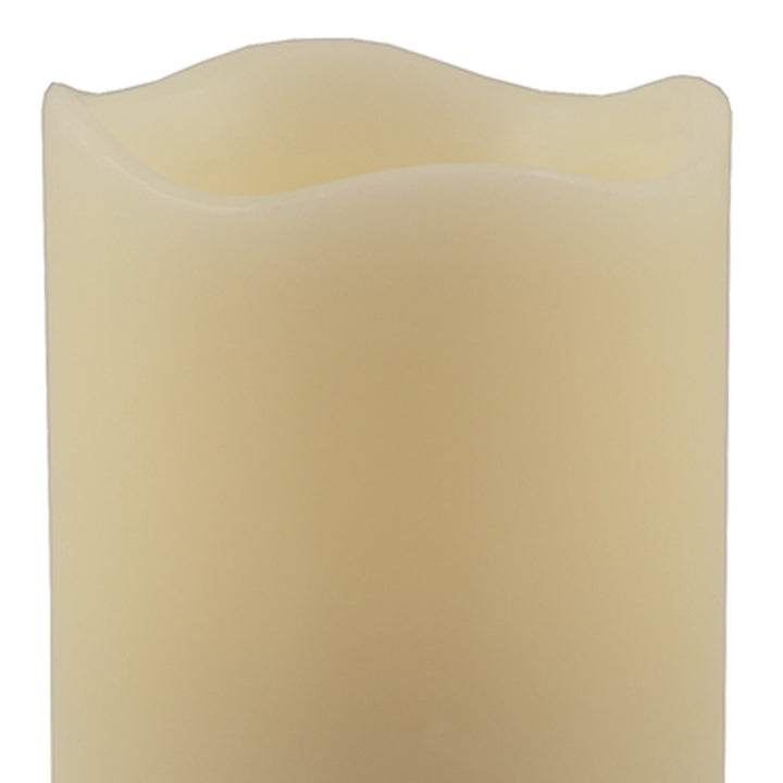 5" Ivory Flameless Pillar Candle