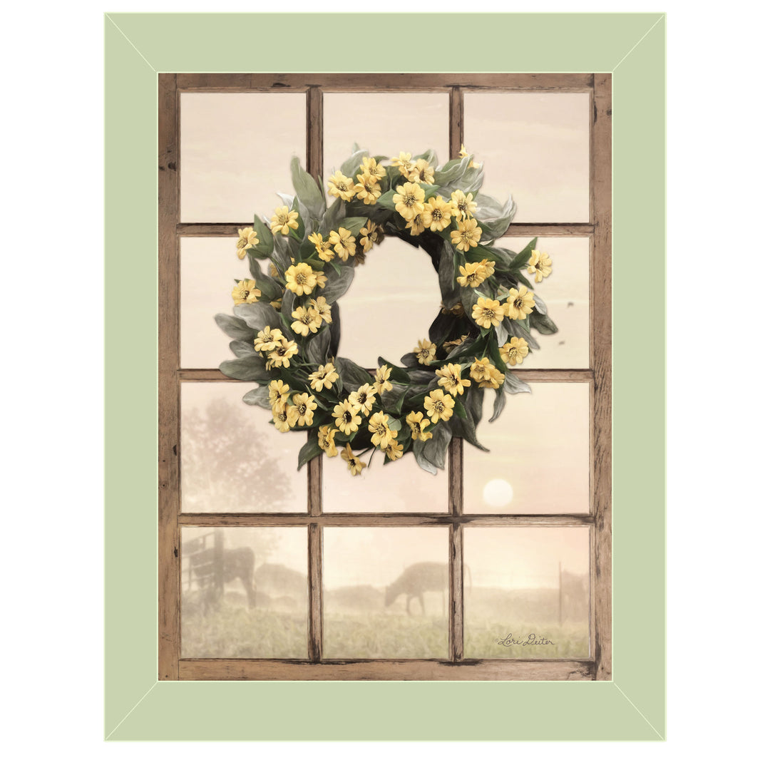 Country Gazing Framed Print Wall Art