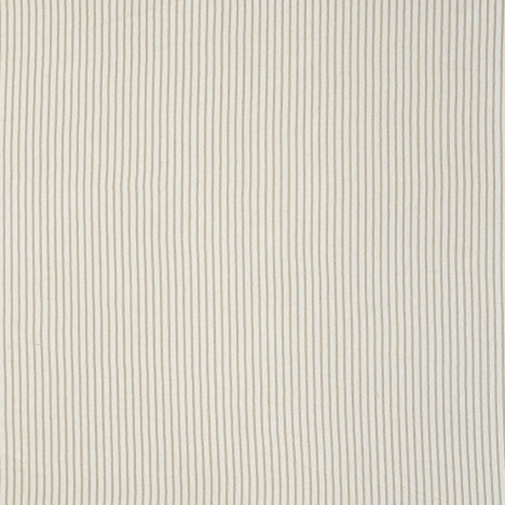 Brown and White Woven Cotton Striped Throw Blanket