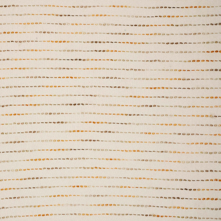 Cream Woven Cotton Striped Throw Blanket