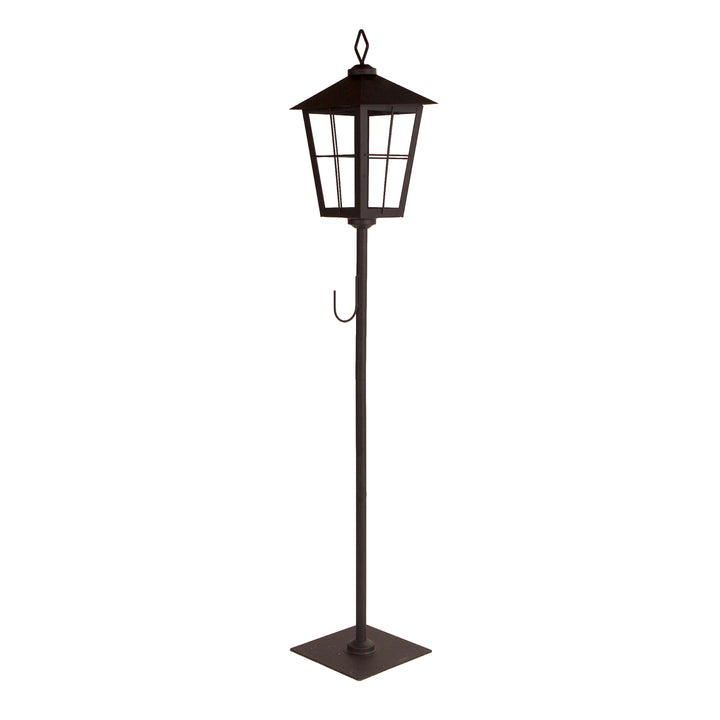 43" Black Flameless Lantern Candle Holder