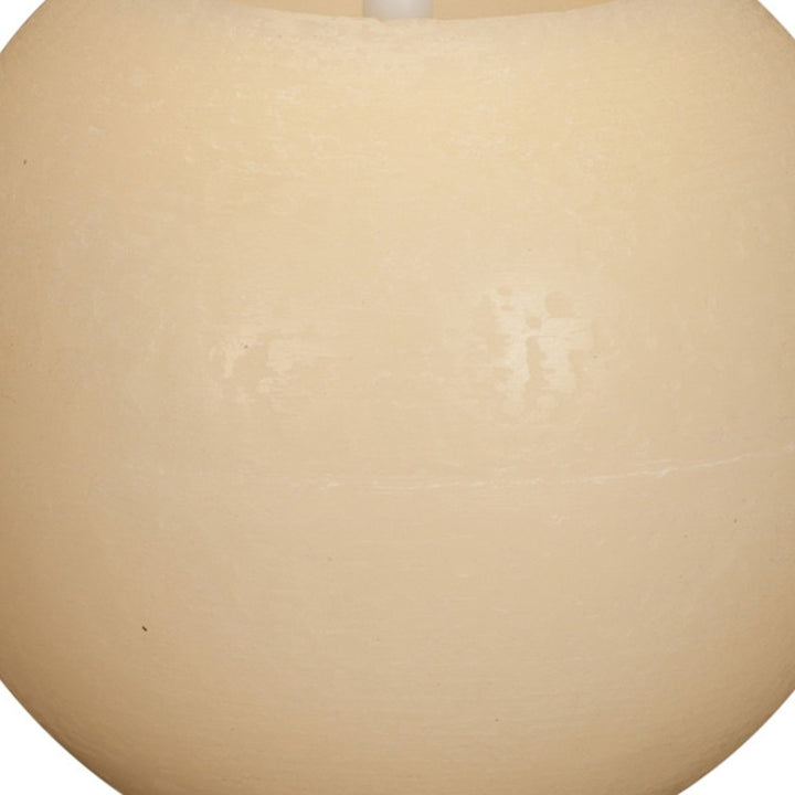 Set of Two Beige Flameless Designer Candle