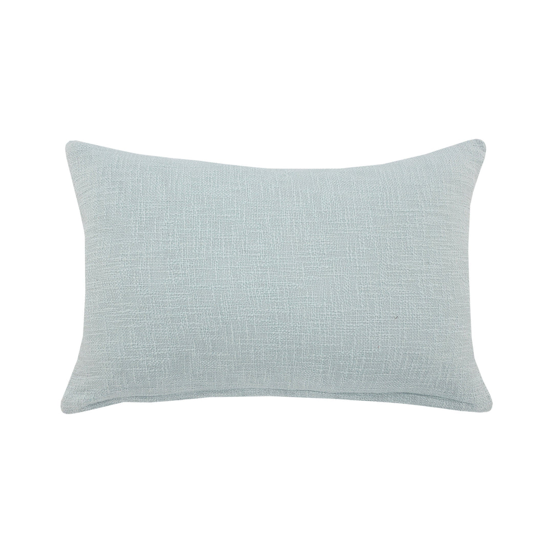 16" X 24" Palladian Blue 100% Cotton Zippered Pillow