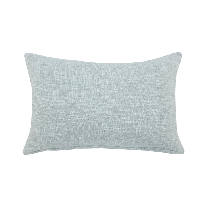 16" X 24" Palladian Blue 100% Cotton Zippered Pillow