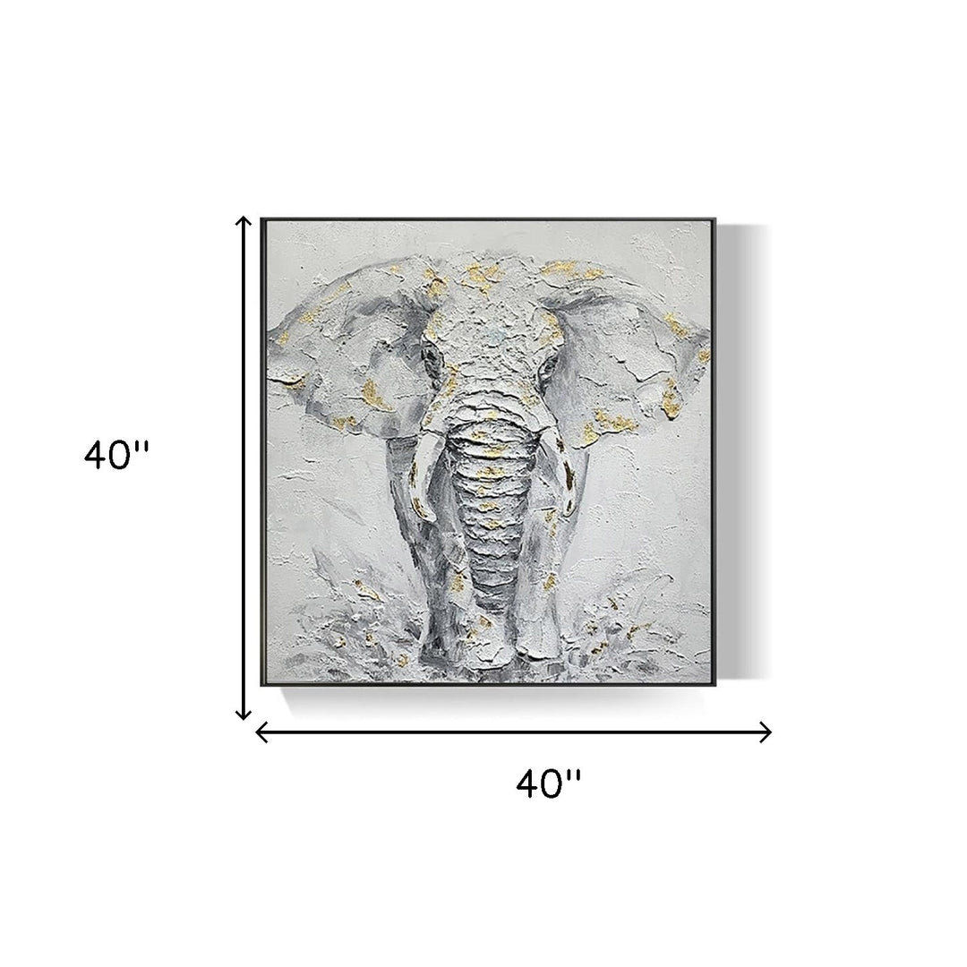 Black and White Fabric Elephant Airplane Wall Decor