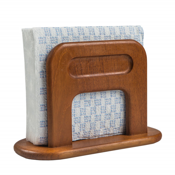 Free Standing 8.25 " Wood Napkin Holder