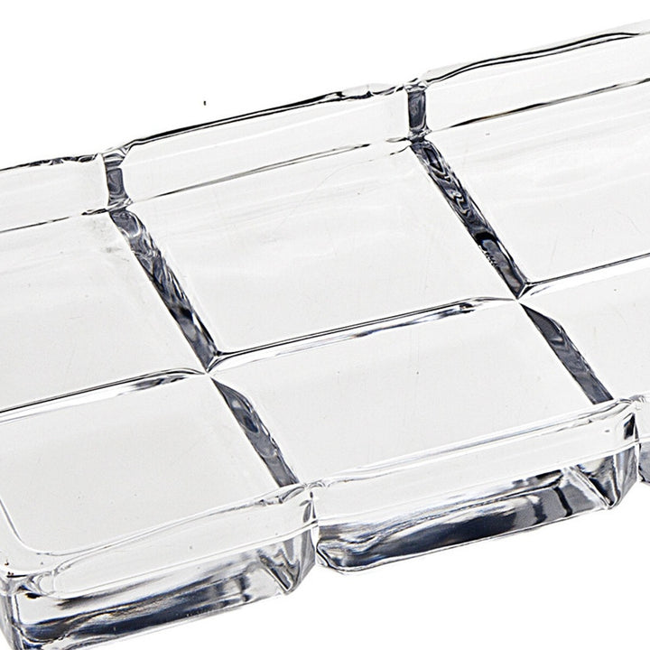 13" Clear Crystal Serving Tray