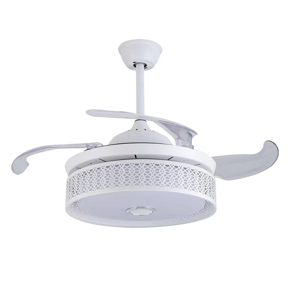 Compact Ceiling Fan And Lamp With Remote