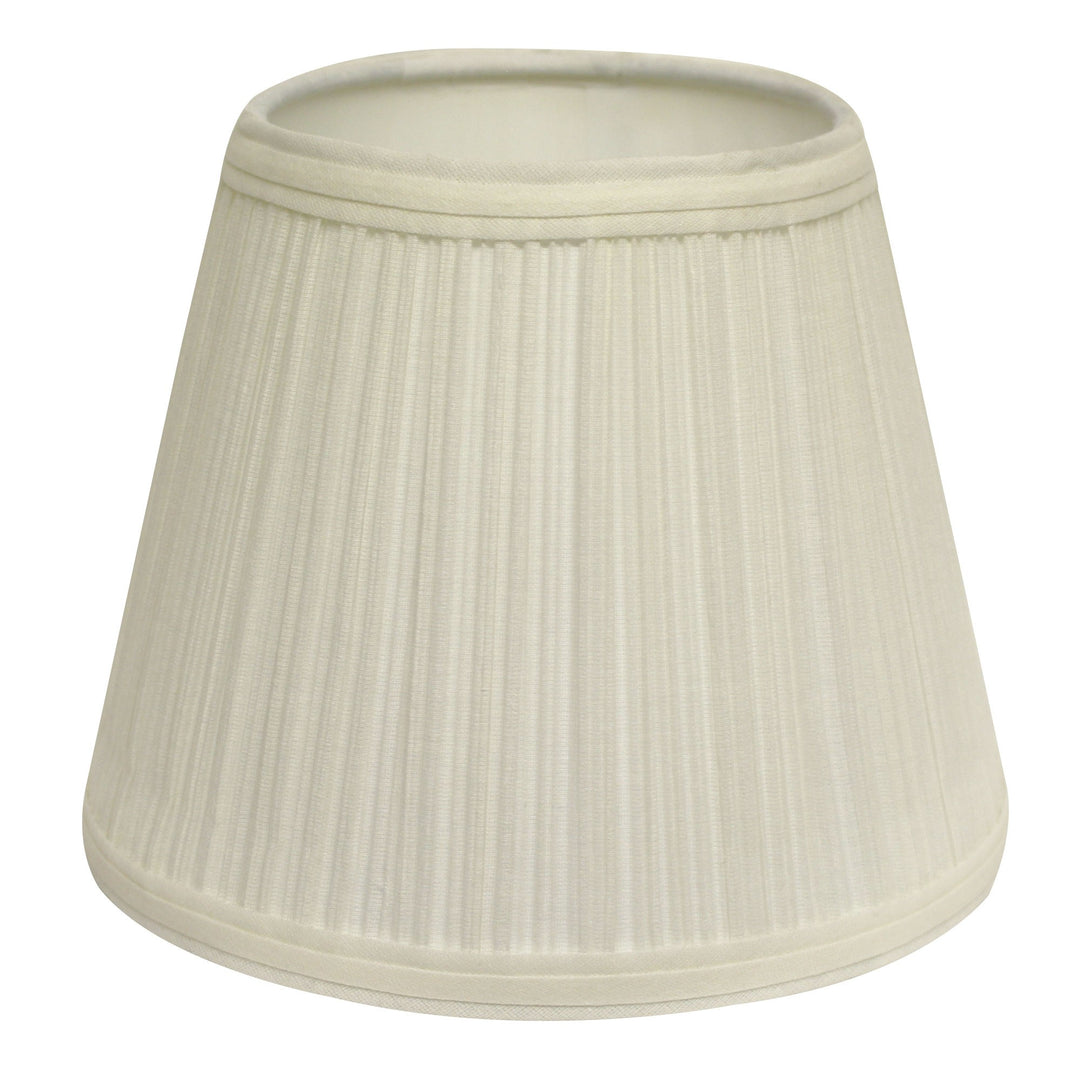 12" White Empire Hardback Slanted Broadcloth Lampshade WF