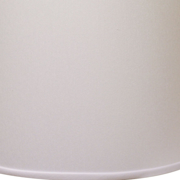 13" White Throwback Drum No Slub Lampshade