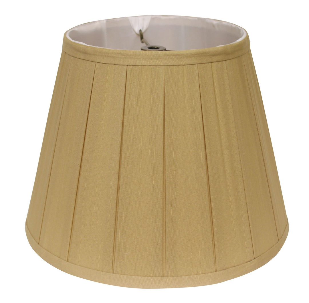 18" Primrose Slanted Crimped Box Shantung Lampshade