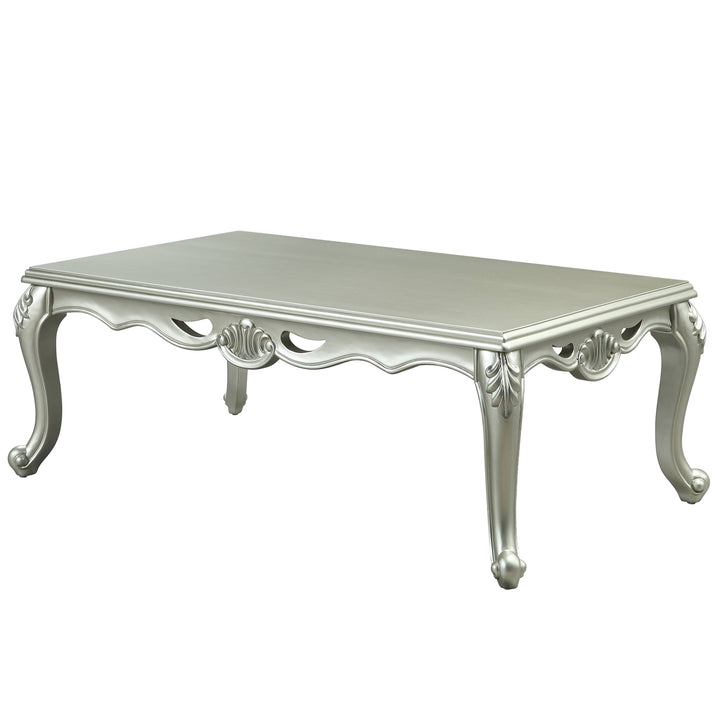 58" Champagne Rectangular Coffee Table