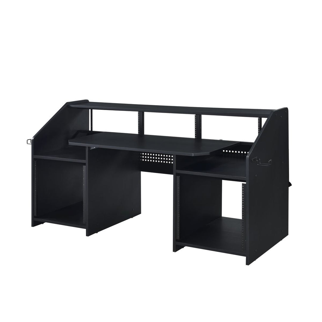 71" Black Computer Desk