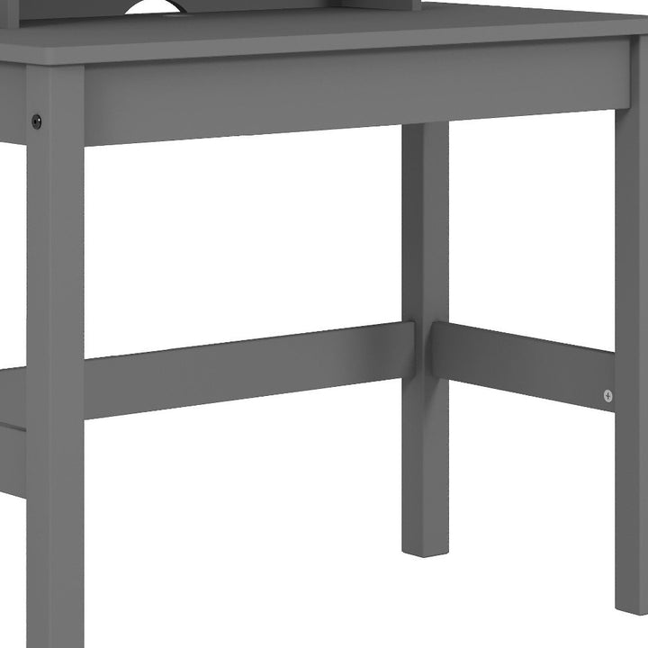 35" Gray Writing Desk