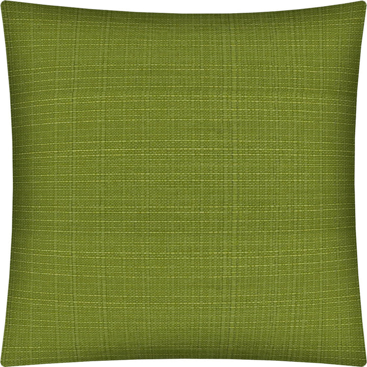 17" X 17" Kiwi Zippered Solid Color Throw Indoor Outdoor Pillow Cover