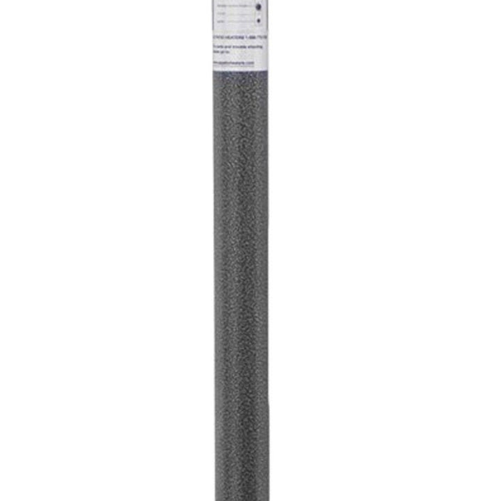 48000 BTU Silver Steel Propane Cylindrical Pole Standing Patio Heater