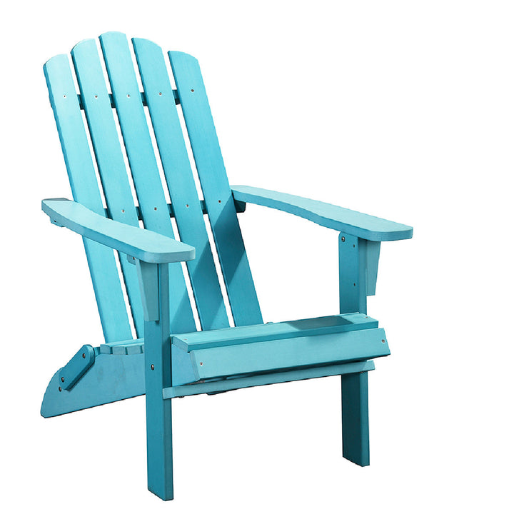 29" Blue Heavy Duty Plastic Adirondack Chair