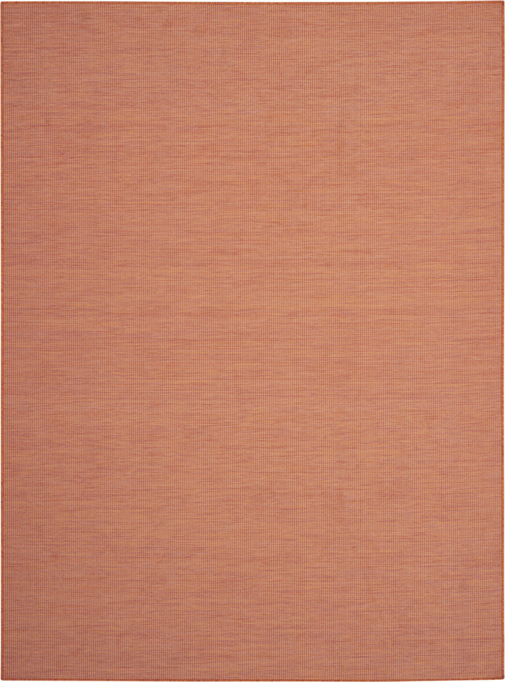 8' X 10' Rust Power Loom Area Rug