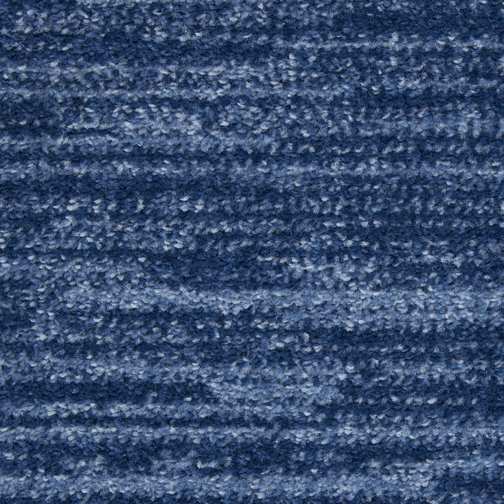 8' X 11' Navy Blue Power Loom Area Rug