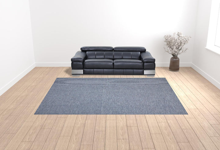 10' x 14' Navy Blue Power Loom Area Rug