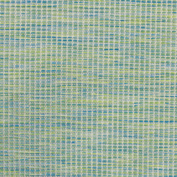 10' X 14' Blue Power Loom Area Rug