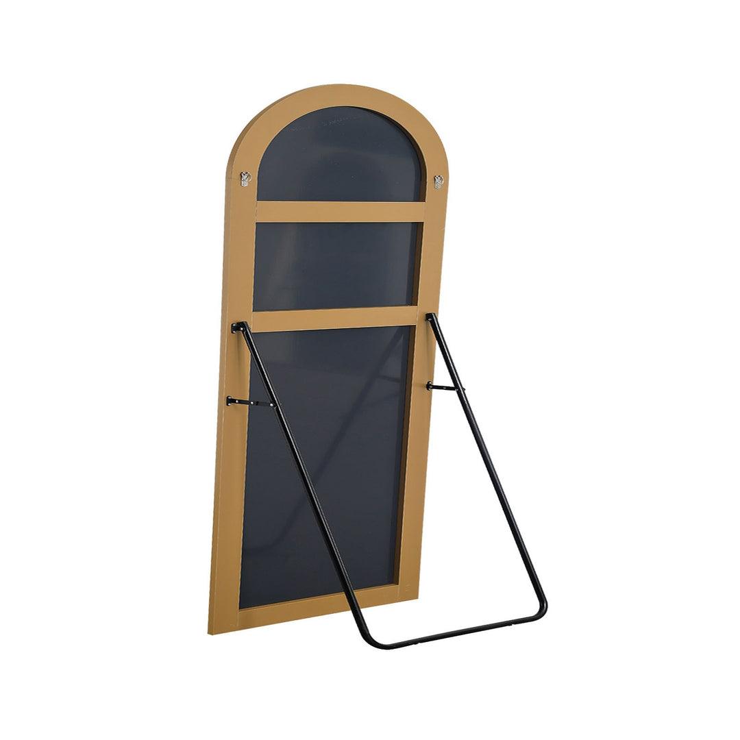 Gold Arched Mirror with Stand