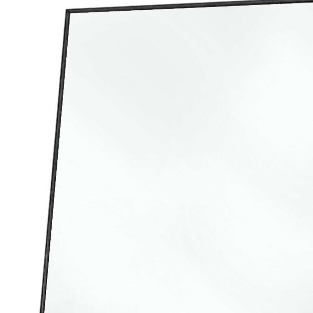 Jumbo Black Full Length Standing Mirror