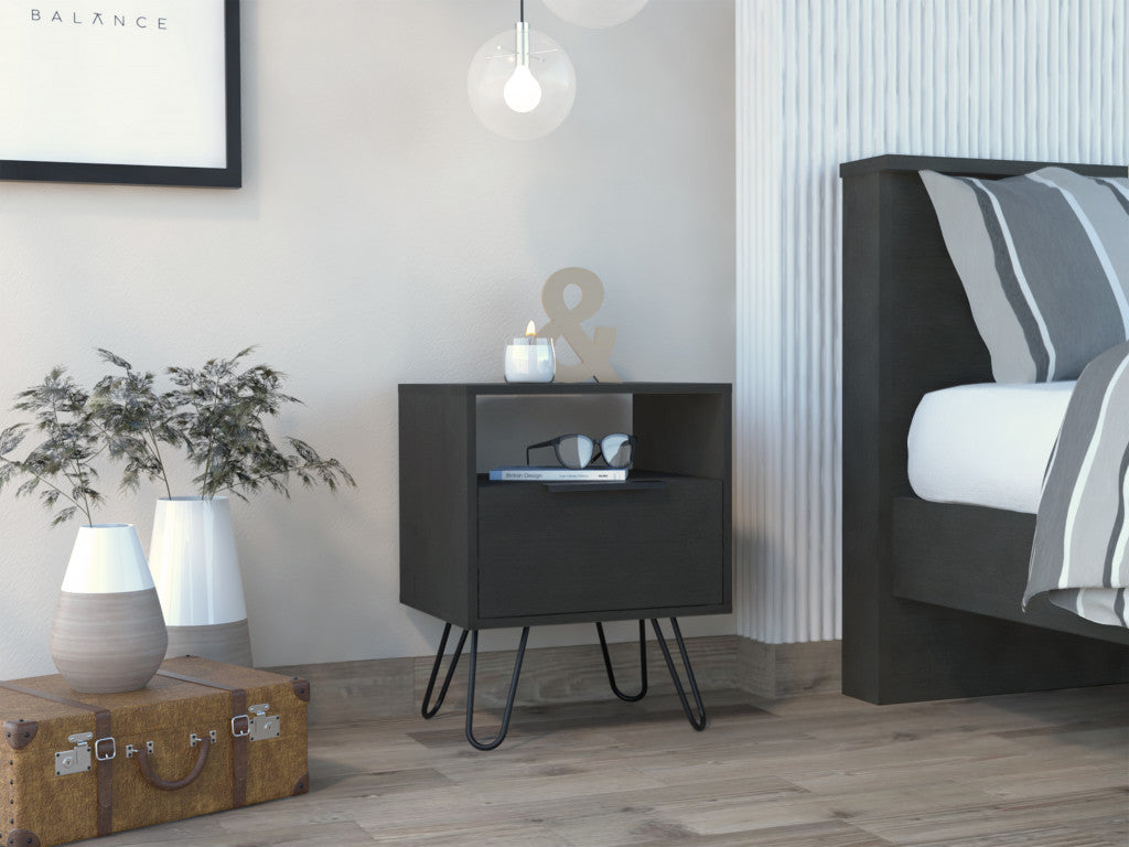 22" Black Wengue Nightstand