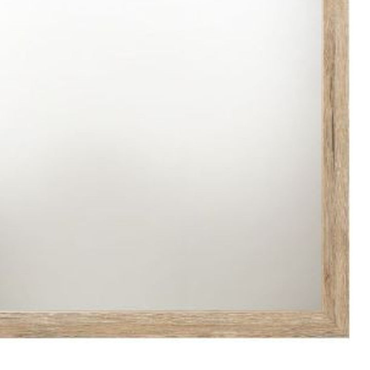 40" Natural Square Dresser Mirror