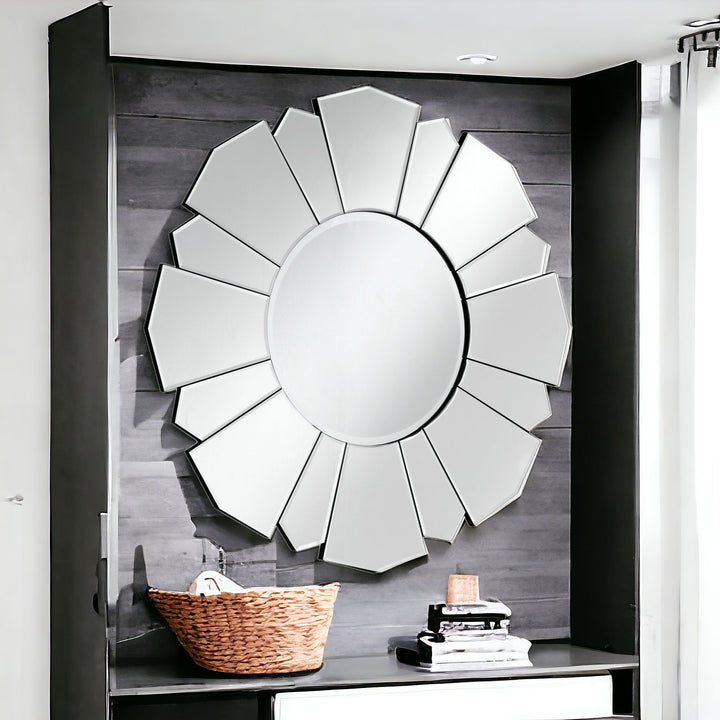 33" Clear Round Unframed Accent Mirror