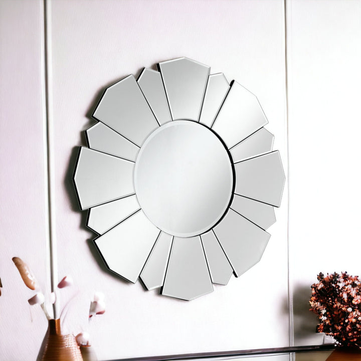 33" Clear Round Unframed Accent Mirror