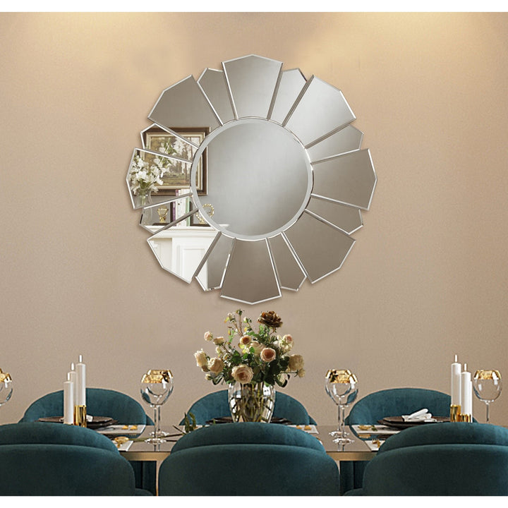 33" Clear Round Unframed Accent Mirror