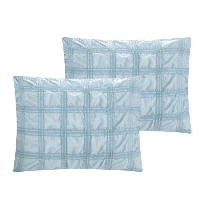 Blue King PolYester 180 Thread Count Washable Duvet Cover Set