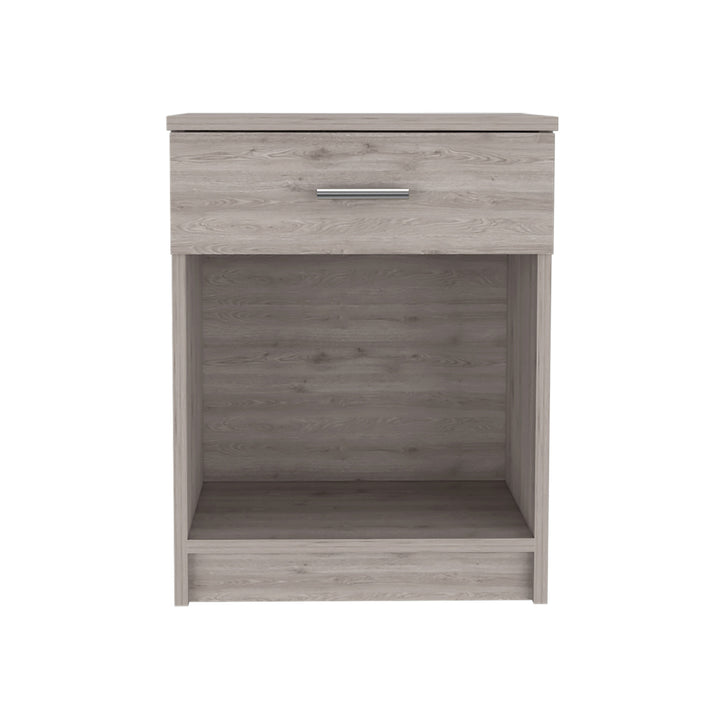 22" Light Gray One Drawer Nightstand