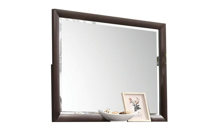 36" Dark Merlot Dresser Mirror