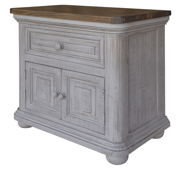 27" Gray One Drawer Nightstand