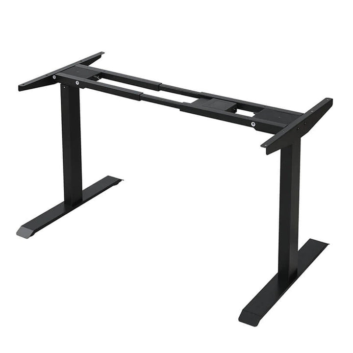 23" Adjustable Black Stainless Steel Mirrored Unique Desk Shell