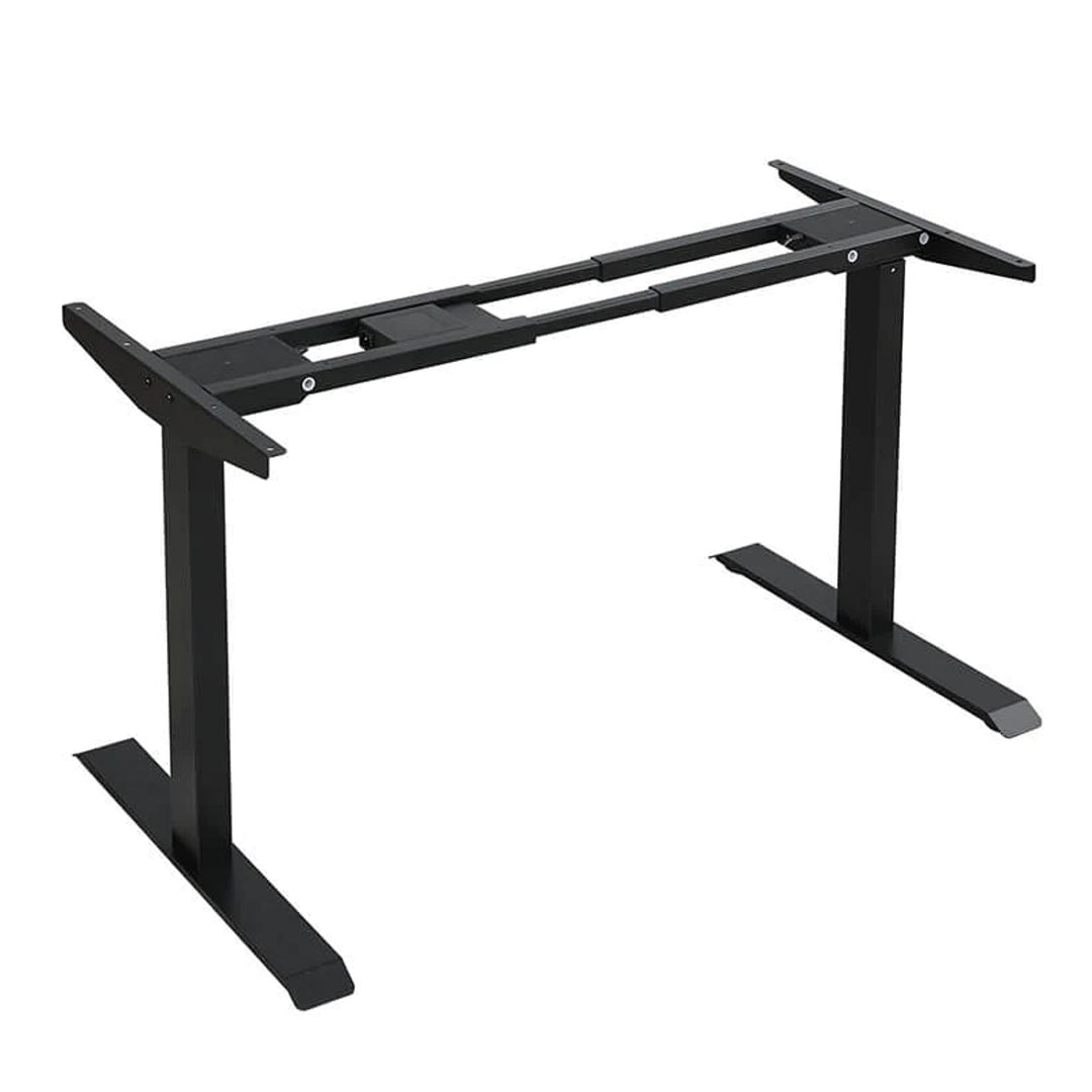 23" Adjustable Black Stainless Steel Mirrored Unique Desk Shell