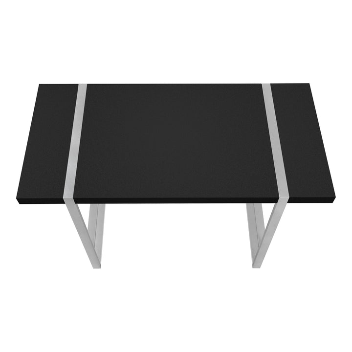 49" Black and Gray Computer Desk