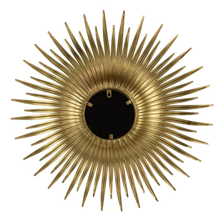 28" Gold Sunburst Framed Accent Mirror