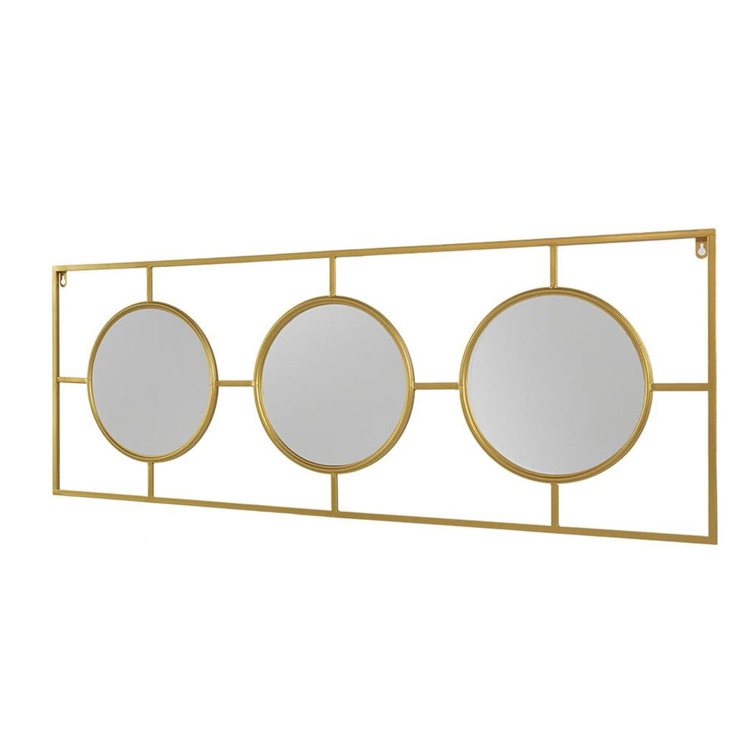 16" Gold Framed Accent Mirror