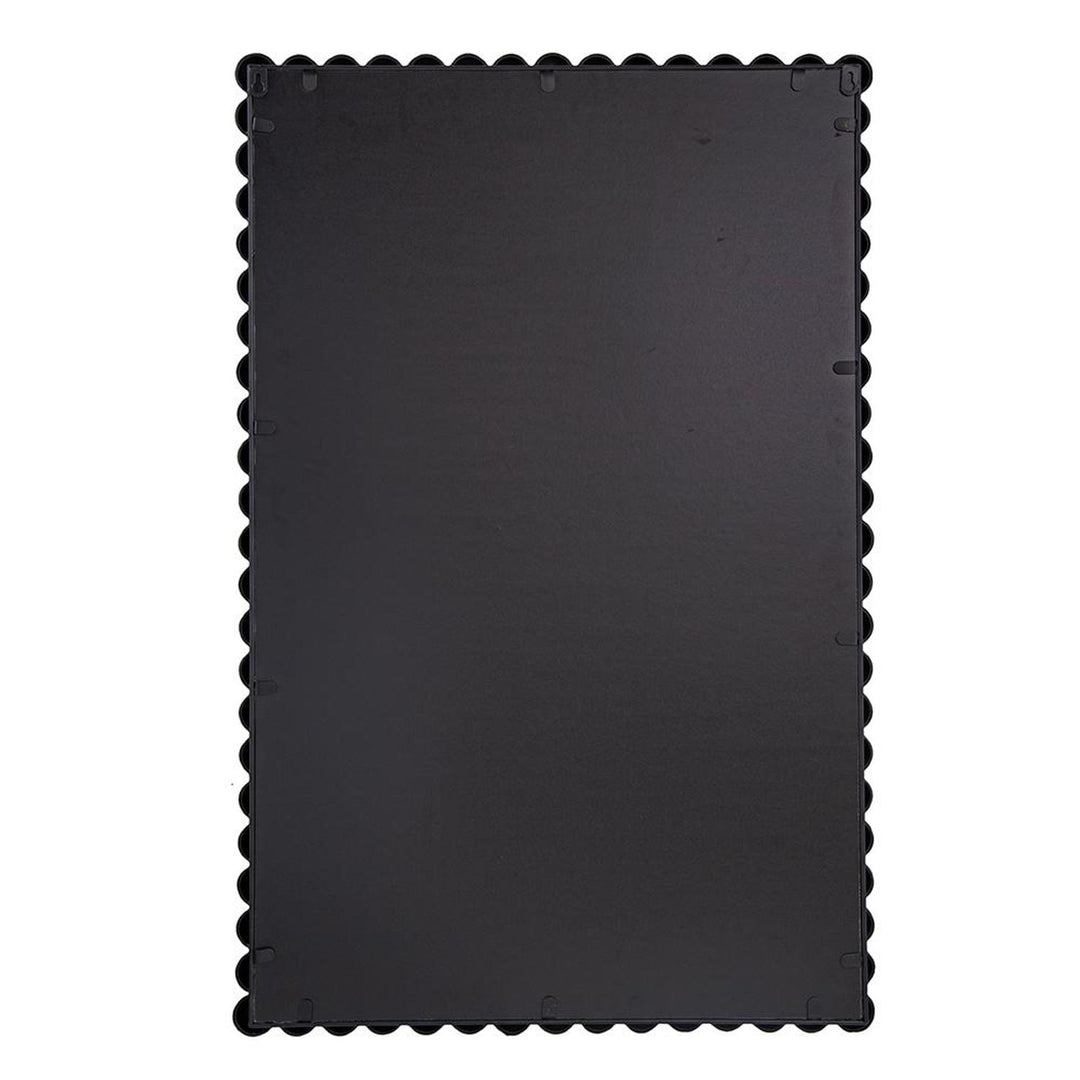 36" Black Framed Accent Mirror