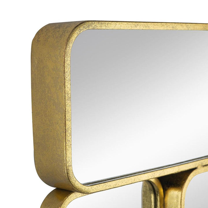 32" Gold Accent Mirror