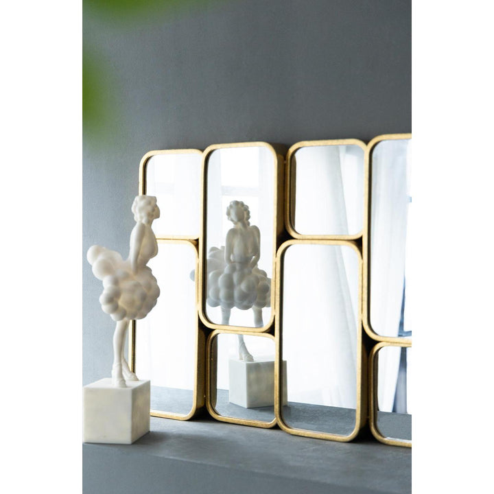 32" Gold Accent Mirror