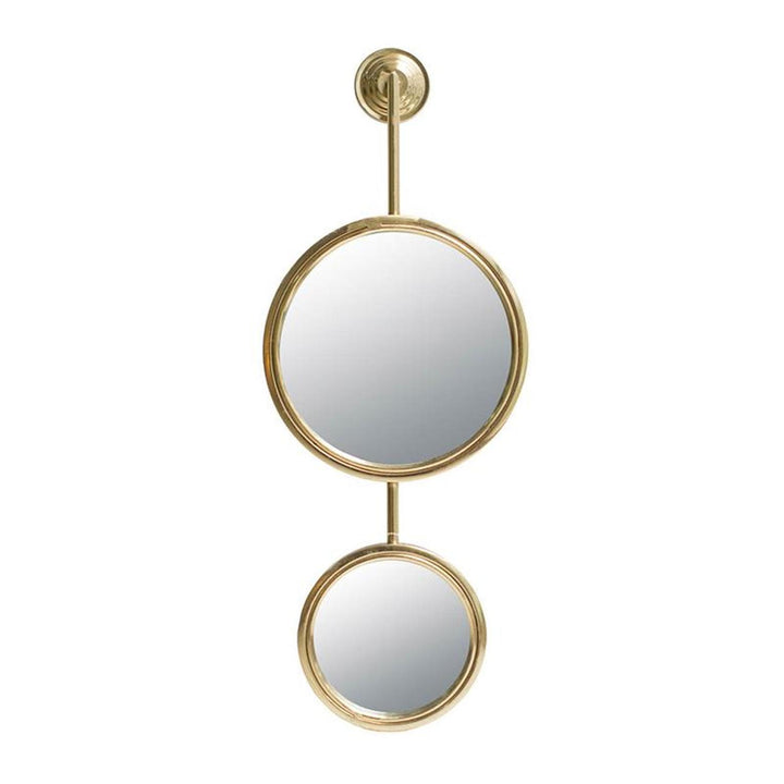 29" Gold Abstract Framed Accent Mirror